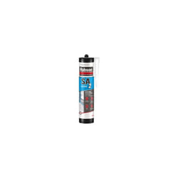 Rubson SA2 Sanitaire Blanc, Mastic silicone 2-en-1 pour émail et matériaux de synthèse, Joint sanitaire renforcé en antifongiques, finition lisse &
