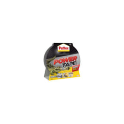 Pattex - Power Tape, Ruban adhésif gris extra fort pour charges lourdes, Bande adhésive toilée tous supports, Rouleau adhésif étanche de 48 mm x 25 m