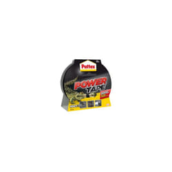 Pattex - Power Tape, Ruban adhésif noir extra fort pour charges lourdes, Bande adhésive toilée tous supports, Rouleau adhésif étanche de 48 mm x 25 m