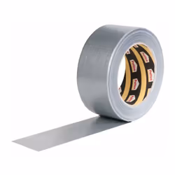 Ruban adhésif toilé gris Gamme Power tape Pour tout support sec Largeur : 50 mm Rouleau de 30 m Vendu par 1