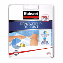 Rénovation professionnelle des joints sanitaires Le rouleau Rénov'Joint RUBSON 38mmx3.35m redonne une seconde vie aux joints  ...