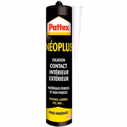 Avec sa formule à base de copolymère styrène isoprène, la colle Fixation Neoplus peut être utilisée en intérieur comme en ext ...