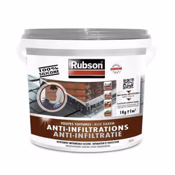RUBSON Anti-infiltrations Toutes Toitures Gris 1kg