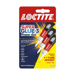 Loctite - Super Glue 3 Power Flex 2x3g + 3g gratuit