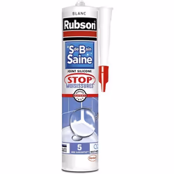 Mastic antimoisissure RUBSON, blanc, 280 ml
