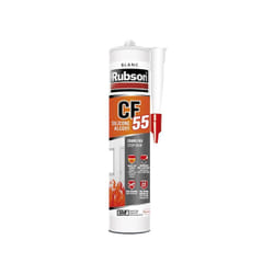 Rubson - Mastic silicone coupe-feu CF55 - 300 ml - gris