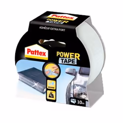 Pattex Power Tape, Transparent, Mettre en lots, Attacher, Fabriquer de maniere artisanale, Marquer, Réparer, Renforcer, Carto ...