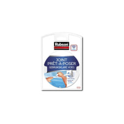 Rubson - Joint Prêt à Poser, joint auto-adhésif blanc pour raccordement lavabo, douche, baignoire - Rouleau 12mmx3.5m