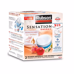 Rubson 3178040688087, Absorbeur (recharge), Absorbeur d'humidité, 2 pièce(s), 91 mm, 91 mm, 110 mm