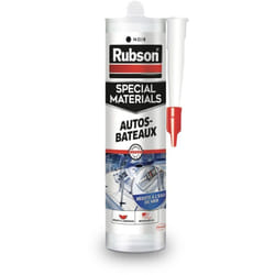 Mastic Special Materials Autos-Bateaux, mastic noir à base de silicone pour collages et réparations, mastic étanche pour nombreux matériaux,