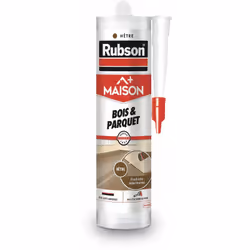 Mastic Maison Bois et Parquet couleur Hêtre de Rubson – Pour les travaux en intérieur ou en extérieur sur du bois Les fissure ...