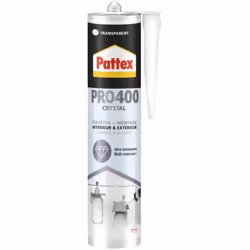 Colle Fixation PL Premium Crystal PATTEX - 290 g - 1957323 - Collages souples dans les conditions les plus extrêmes - Idéale ...