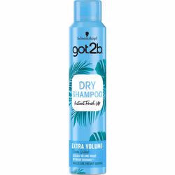 Schwarzkopf got2b Volume, 200 ml, Shampoing sec, Femmes, Tous types de cheveux, Nettoyage, Rafraîchissant, Volumisant, 1 pièc ...