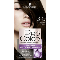 Coloration permanente châtain foncé 3.0 - SCHWARZKOPF Pro Color