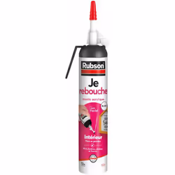 Rubson Je Rebouche en aérosol Blanc - Remettez facilement votre intérieur à neuf Grâce au mastic Rubson Je Rebouche, vous pou ...