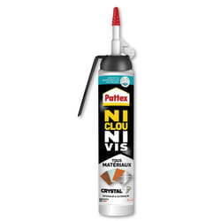 Pattex - Ni Clou Ni Vis Crystal gachette intégrée 210g