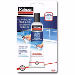 Enlève Joints Silicones, décapant spécialement adapté pour retirer les joints de silicone, dissolvant gel pour éliminer les joints, tube de 80 ml