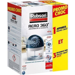 Absorbeur D'Humidite Aero360 + 3 Tabs Dont 2 Gratuites, 20 M²