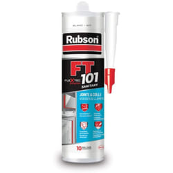 Rubson - Mastic polyvalent hybride Flextec FT101 sanitaire blanc - 280ml
