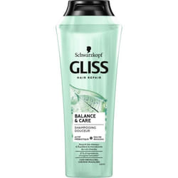 Shampooing Gliss Schwarzkopf Cuir chevelu sec / cheveux fragilisés Balance & Care 250ml
