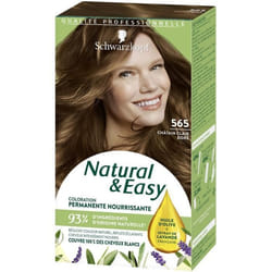 SCHWARZKOPF Natural & Easy Coloration Permanente Naturelle Cheveux - Châtain clair doré 565