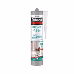 Mastic d'étanchéité cuisine et bain pure sanitaire RUBSON blanc 280ml