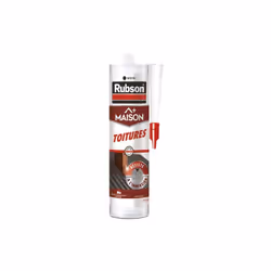 Le mastic toiture de 280 mL en coloris noir de la marque RUBSON est idéal pour les toitures. Sa résistance renforcée aux UV,  ...