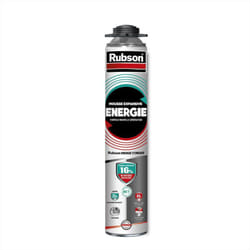 Rubson - Mousse Expansive energie Pistolable - Adhérence multi-support & Recouvrable - Gris clair - Aérosol 750ml