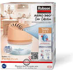 Rubson - Absorbeur aéro 360° 20m² collection couleur pêche