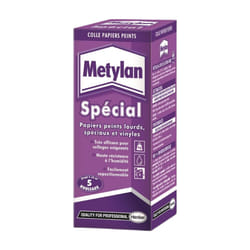 Henkel Metylan Spécial - Colle Papier Peint Renforcée 200g - Pour Papiers Lourds et Vinyles, Repositionnable jusqu'à 25m² - Pièces Humides