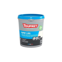 Toupret - Enduit De Lissage Rapid Liss 1.5 Kg En Pâte, Pour Mur / Plafond Intérieu