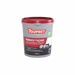 Toupret - Enduit De Rebouchage Rebouch Facade 1 Kg En Pâte, Pour Façade Extérieur