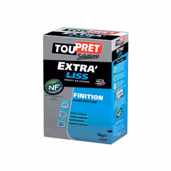 Nom du produit : Enduit de lissage Texture : Poudre Marque du produit : TOUPRET Contenance : 1 kg Mode de préparation : A dél ...