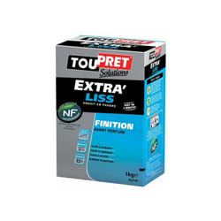 Toupret - Enduit De Lissage Extra Liss 1 Kg En Poudre, Pour Mur / Plafond Intérieu