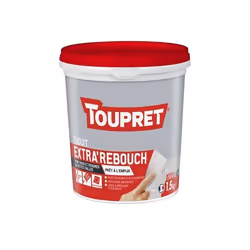 Toupret BCRP15, Prêt à l'emploi, Pâte (prête à l'emploi), Blanc, Brique, Ciment, Béton, Plâtre, pierre, 1,5 kg, 1 cm