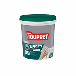 Toupret Enduit tous supports Pâte, Prêt à l'emploi, Pâte (prête à l'emploi), Brique, Ciment, Plâtre, Plâtre, pierre, Bois, 1, ...