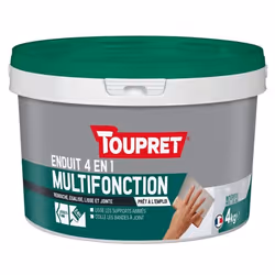 Enduit Multifonction 4en1 - Enduits de lissage - 4kg - Prêt à lemploi - Intérieur - Vert