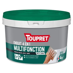 Enduit Multifonction 4en1 - Enduits de lissage - 4kg - Prêt à lemploi - Intérieur - Vert