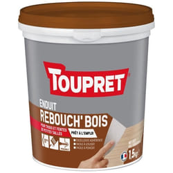 Rebouchage bois Pate TOUPRET 1,5Kg - BCRPBO1.5