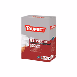 Enduit réparation extérieur sans coffrage. Rebouche et répare les maçonneries. Reconstitue les angles cassés. Sans limite d'é ...