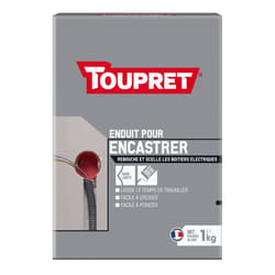 Enduit pour encastrer poudre 1Kg - Toupret