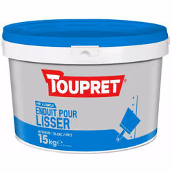 Enduit intérieur en pâte de couleur blanc. Pour lisser toutes les petites imperfections. Informations produitConsistancePâte.