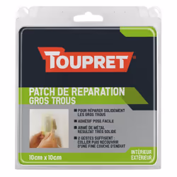 Patch de réparation gros trous Pour réparer rapidement et solidement les gros trous. Evite le remplissage des gros trous. Col ...