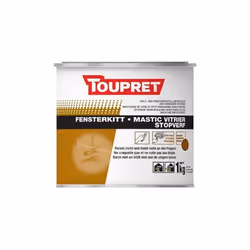 TOUPRET Mastic Vitrier_1kg_brun - TOUPRET