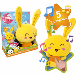 Lansay Titounis Ma Peluche Touni Et Ses Comptines, LR03, Piles fournies