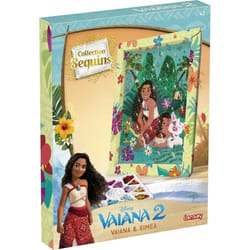 Kit loisir créatif - LANSAY - Collection sequins - VAIANA & SIMEA - Dès 7 ans