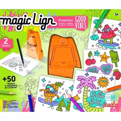 Magic Lign - LANSAY - Projecteur Good vibes - 50 illustrations - Dès 5 ans