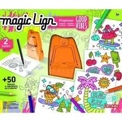 Magic Lign - LANSAY - Projecteur Good vibes - 50 illustrations - Dès 5 ans