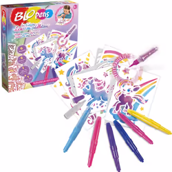 Lansay Blopens Set D'Activités Licornes Paillettees, 5 an(s), 20 pièce(s)