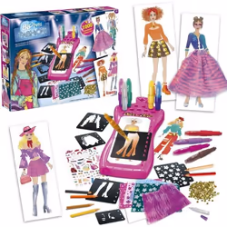 Jeu de coloriage - LANSAY - Blopens - Mon Atelier Mode - 20 pochoirs - Dès 7 ans